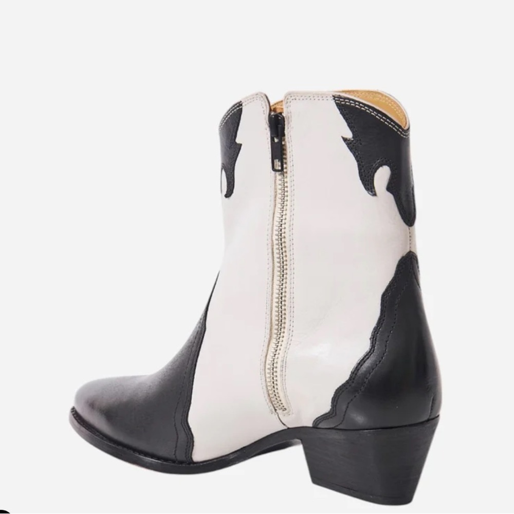 Free People New Frontier Western Boot in Arctic Fox Combo - Picture 5 of 16